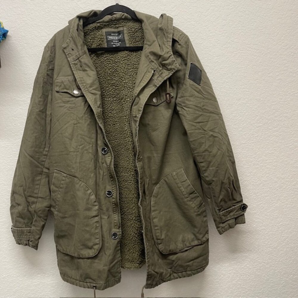 COTTON ON WORKWEAR JACKET Olive Green Large Cotton